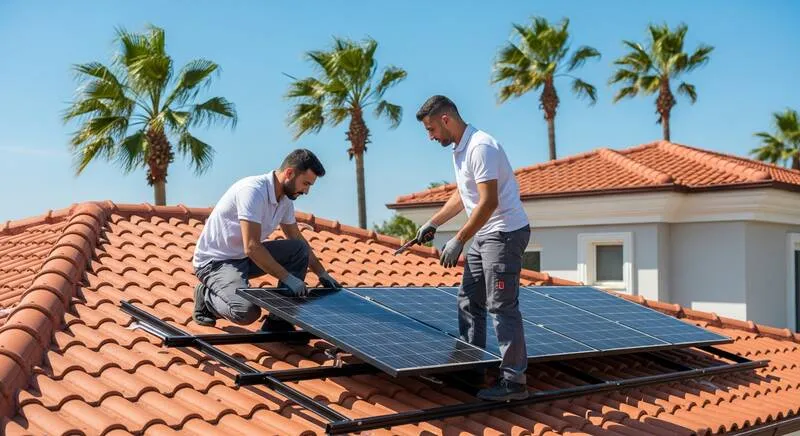 089 Bayern güneş paneli kurulumu Antalya villa çatısında profesyonel montaj ekibi solar panel sistemi fiyatları 2026 Kemer Belek Side Alanya