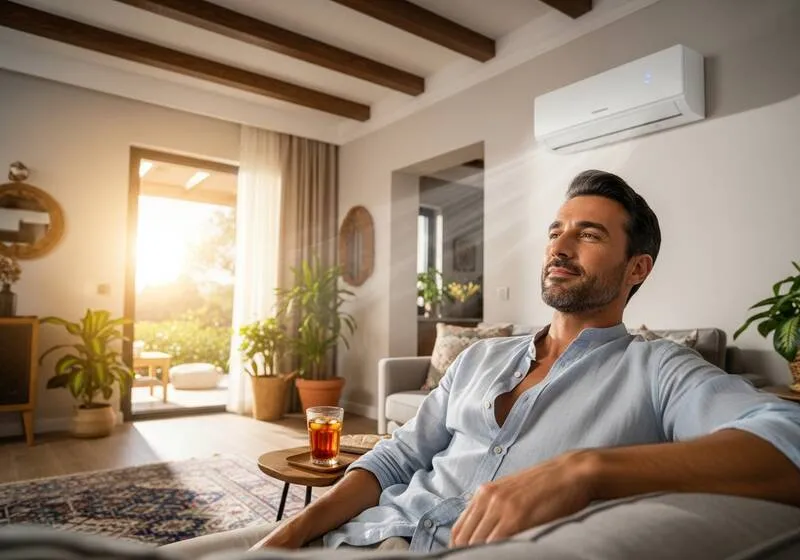 Ücretsiz soğutma Samsung WindFree klima ile yaz aylarında villa - sessiz enerji verimli klima 2026 Samsung WindFree klima ile ücretsiz soğutma yaz aylarında villa enerji verimli sessiz klima sistemi